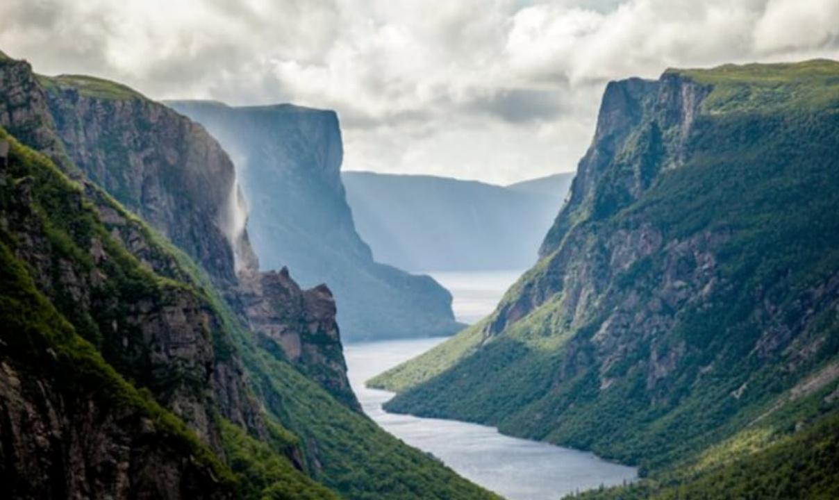 A fjord in Gros Morne National Park.