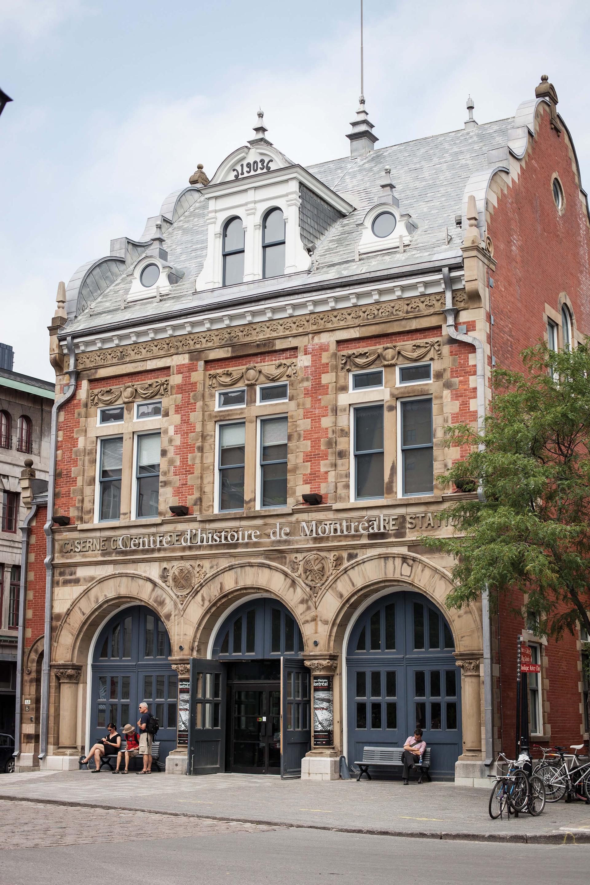 A historic brick Canadian building