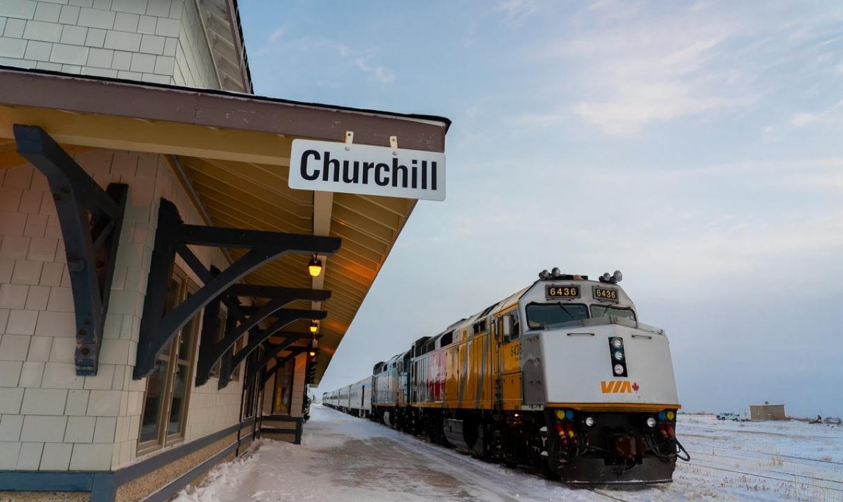 Train in Churchill