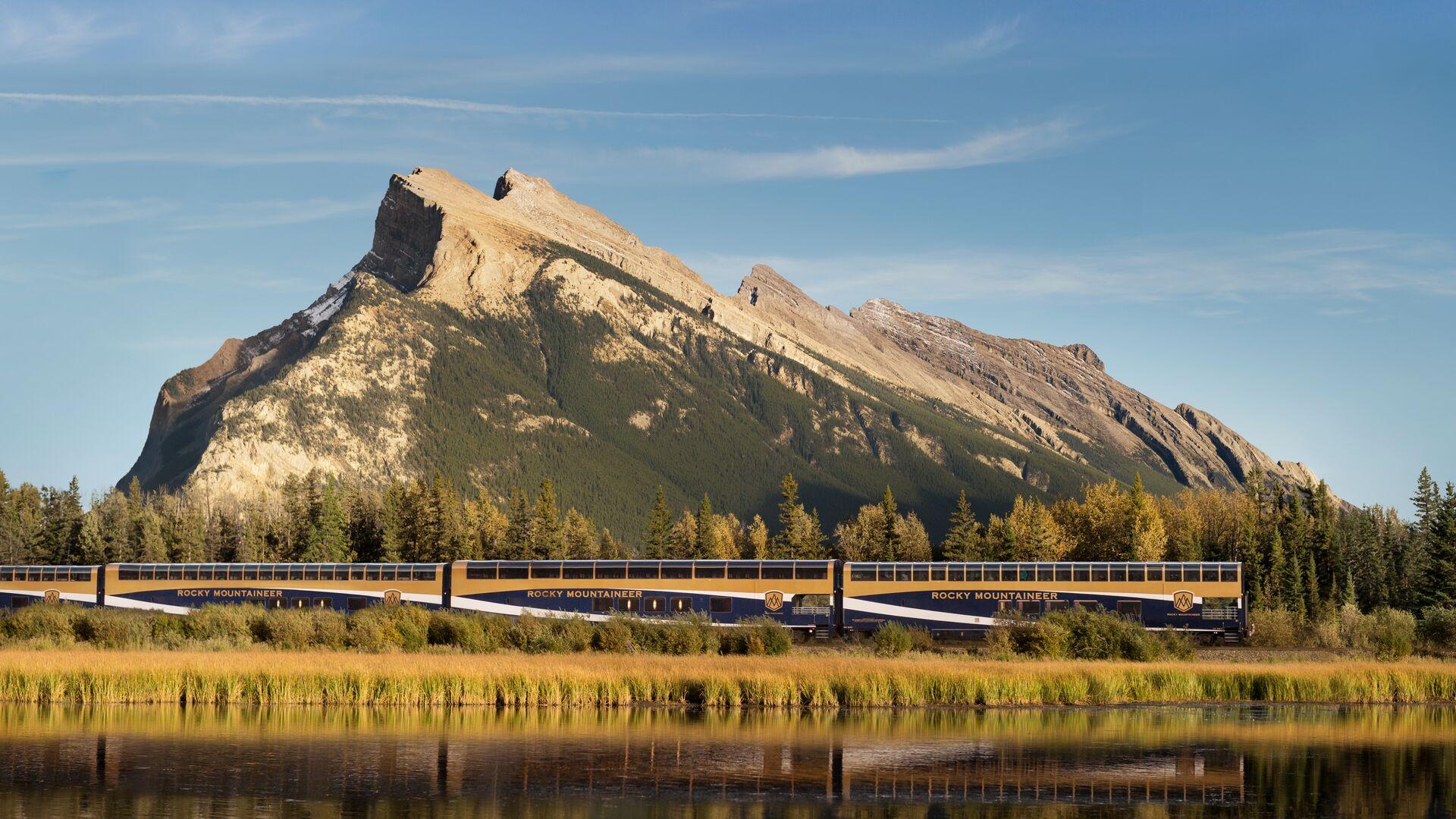 The Rocky Mountaineer train