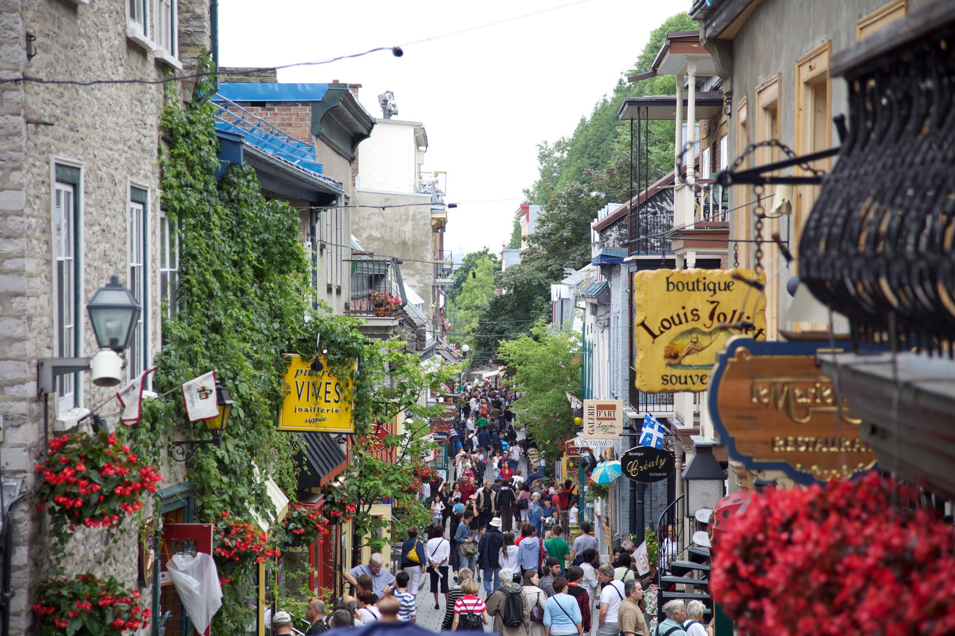 Quebec City's Petit Champlain District