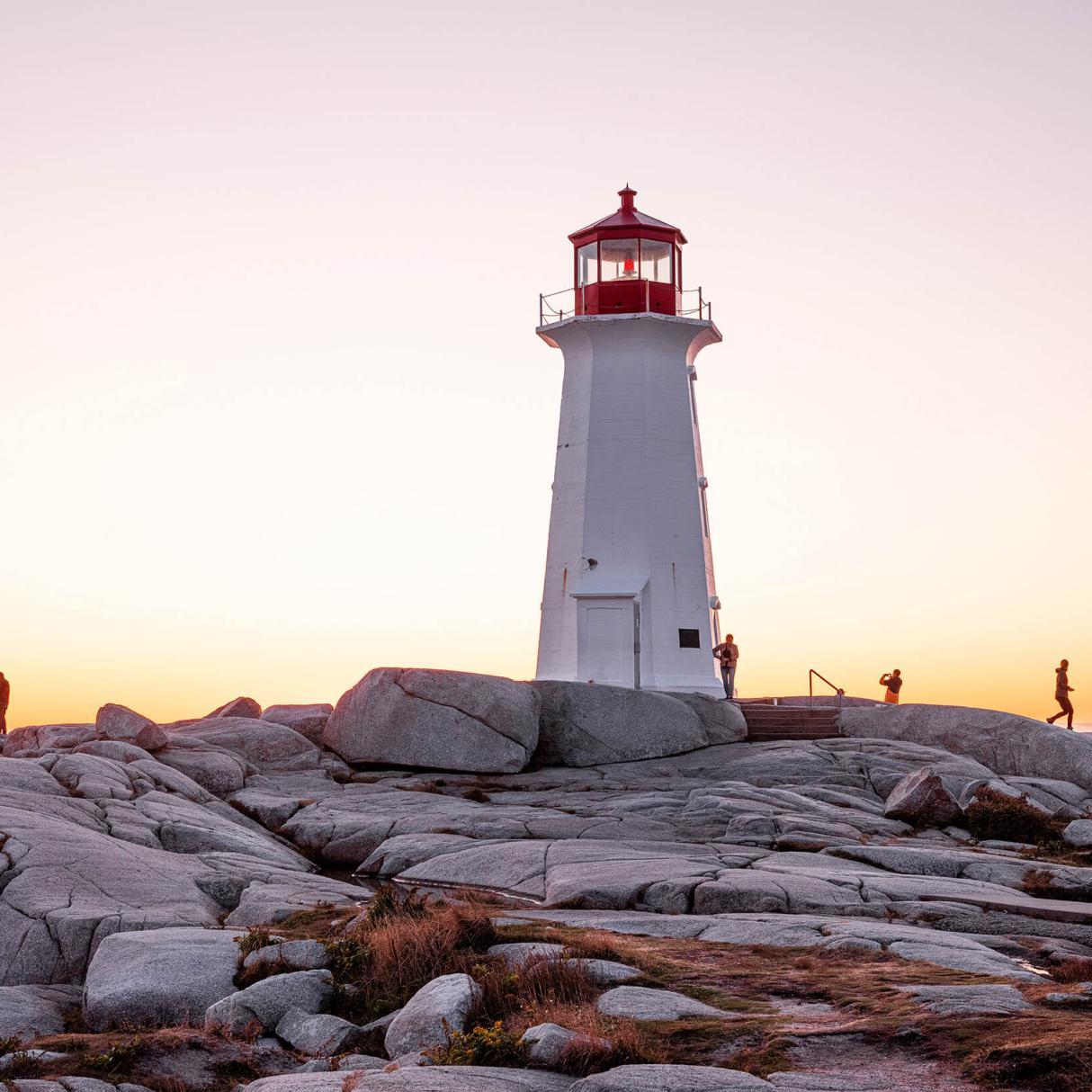 The lighthouse at Peggy's Cove