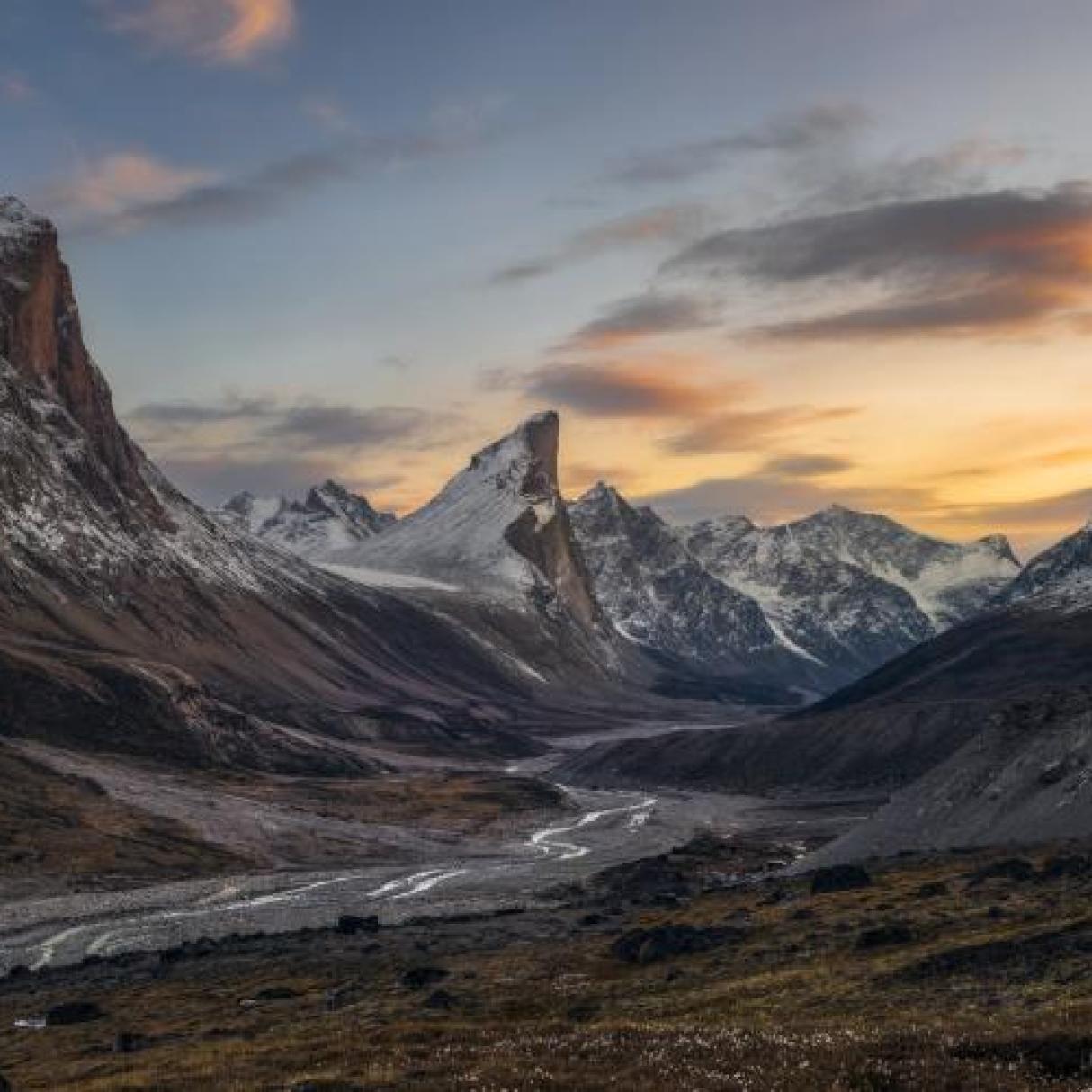 努纳武特地区巴芬岛上的索尔山(Mount Thor)。图片来源：Artur Stanisz