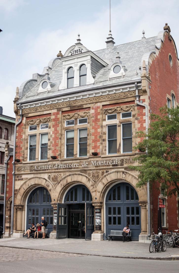 A historic brick Canadian building