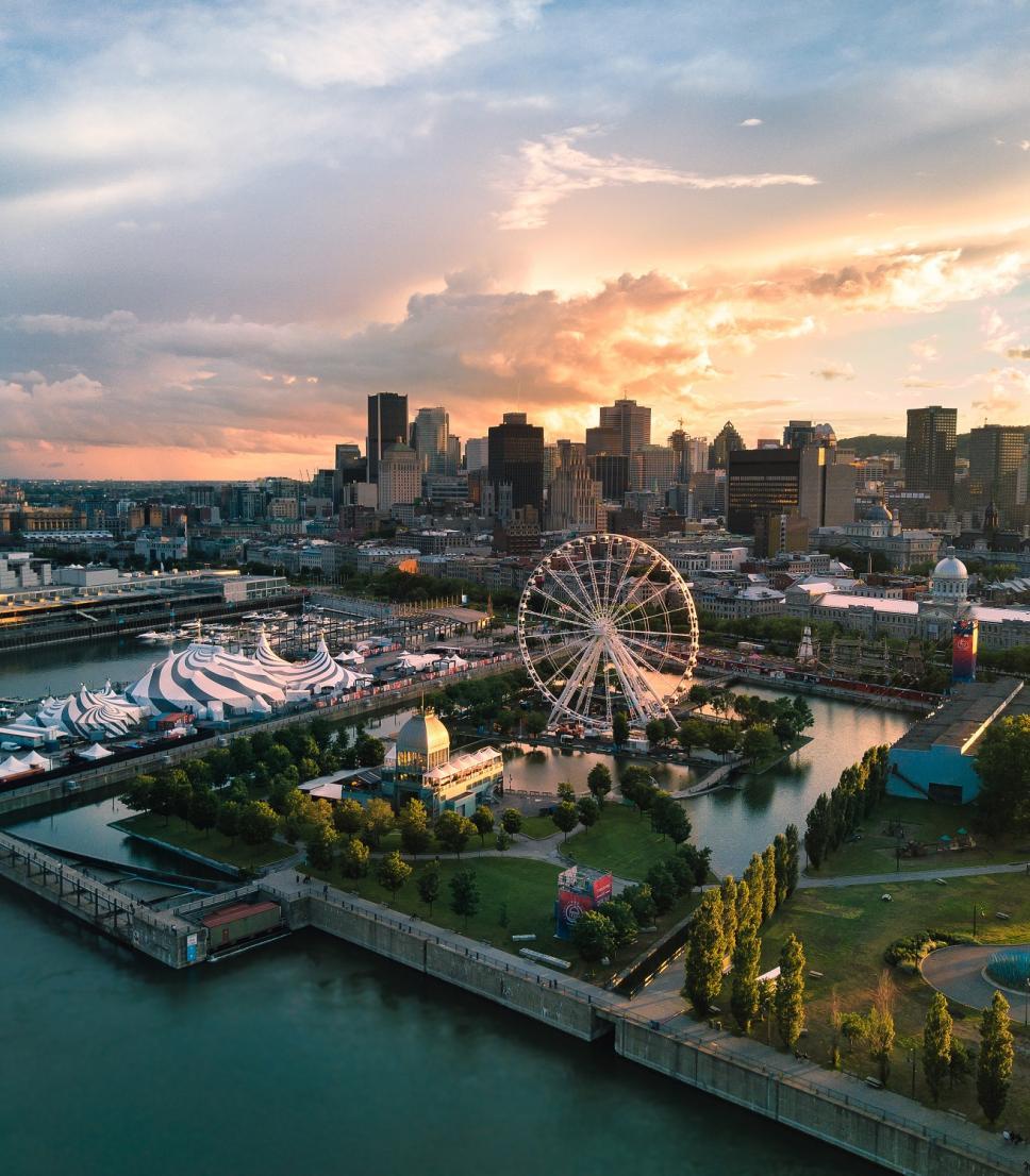 The Montreal skyline