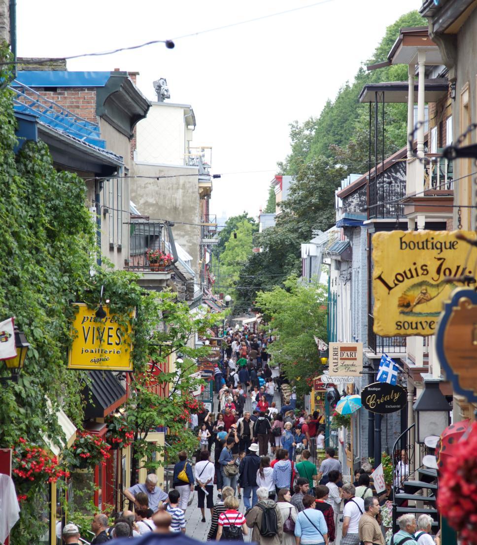 Quebec City's Petit Champlain District