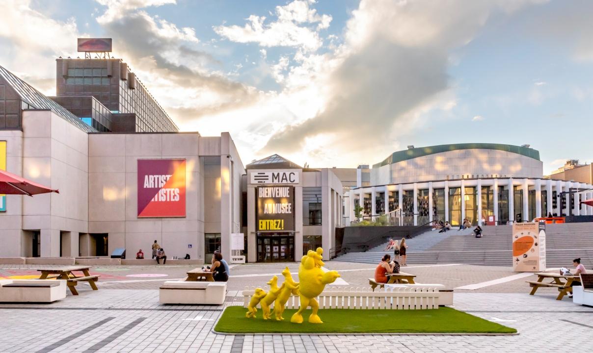 The exterior of the Musée d'art contemporain de Montréal.