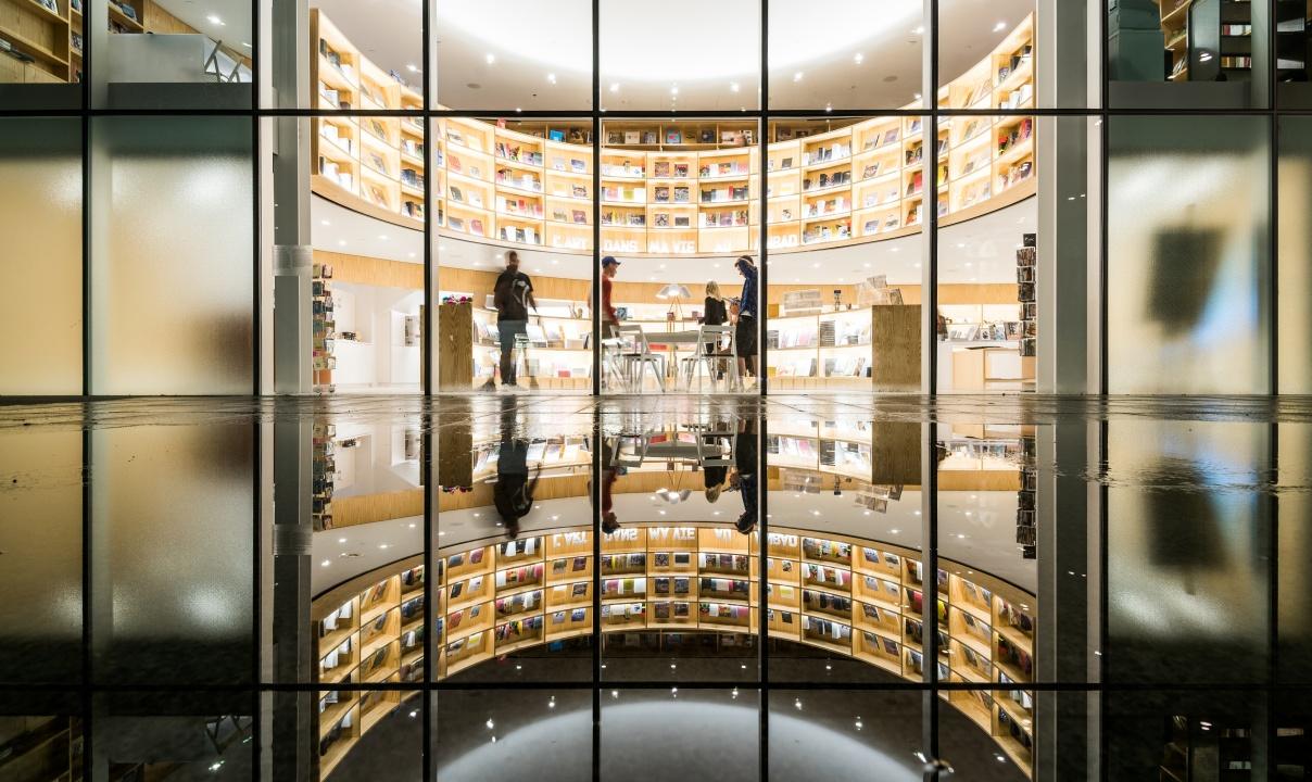 The interior of the Musée national des beaux-arts du Québec.