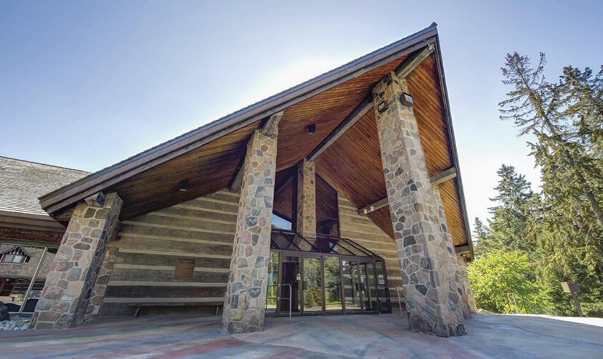 The exterior of the McMichael Canadian Art Collection.